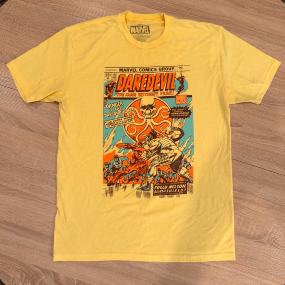 Marvel Daredevil Yellow Graphic Tee